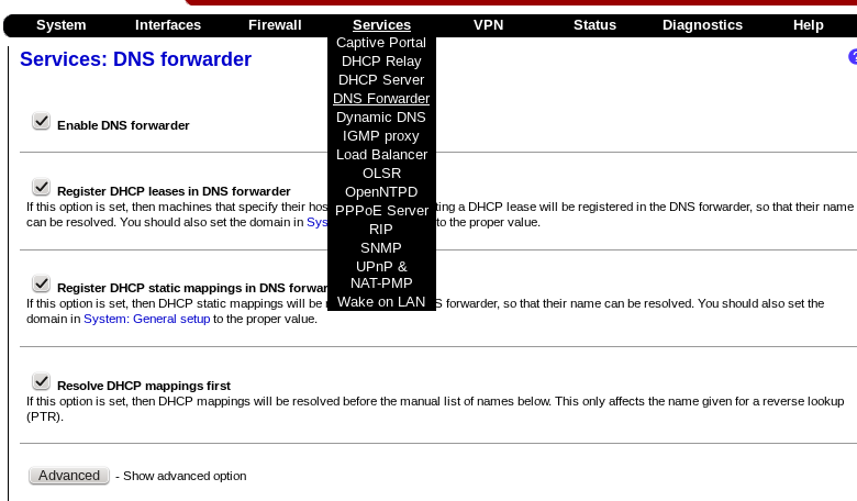 Screenshot of the desktop holding some config.